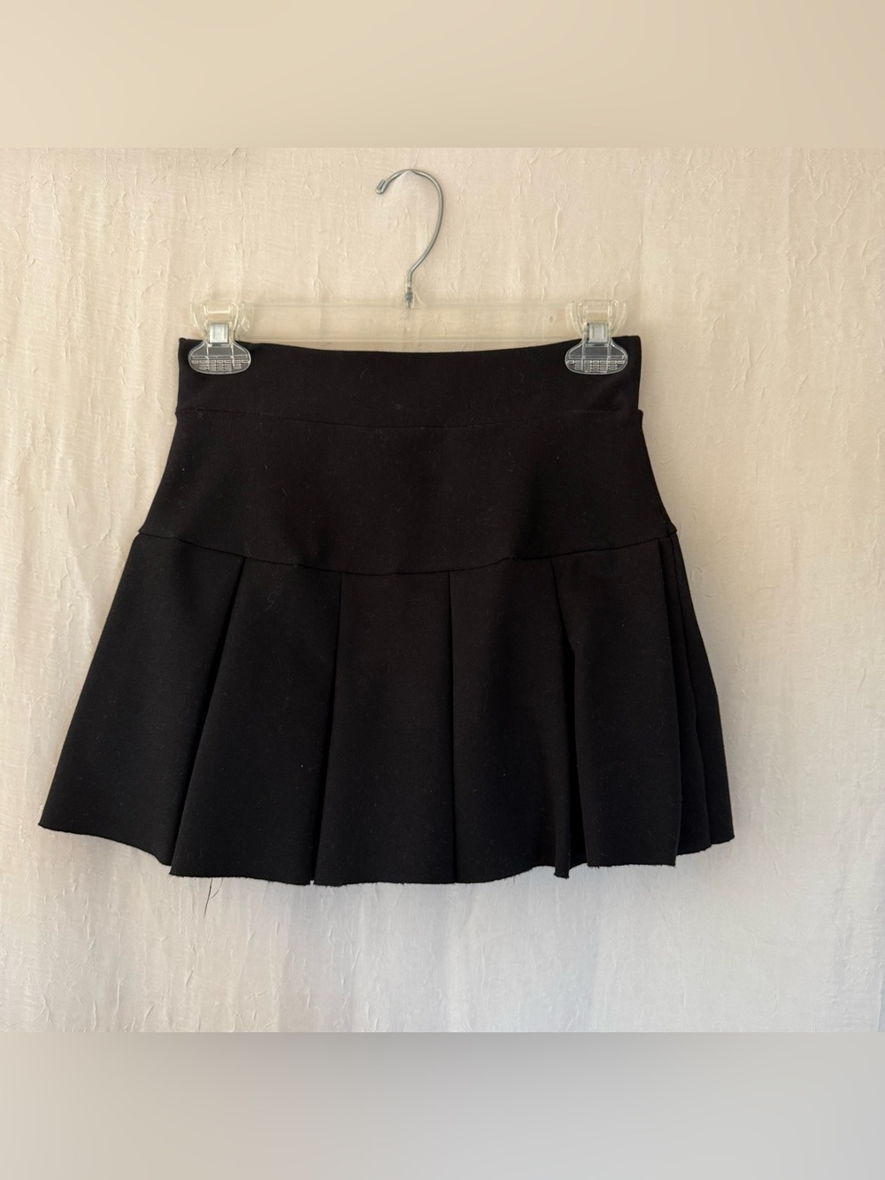 Fashion Nova Black Pleated Mini Skirt